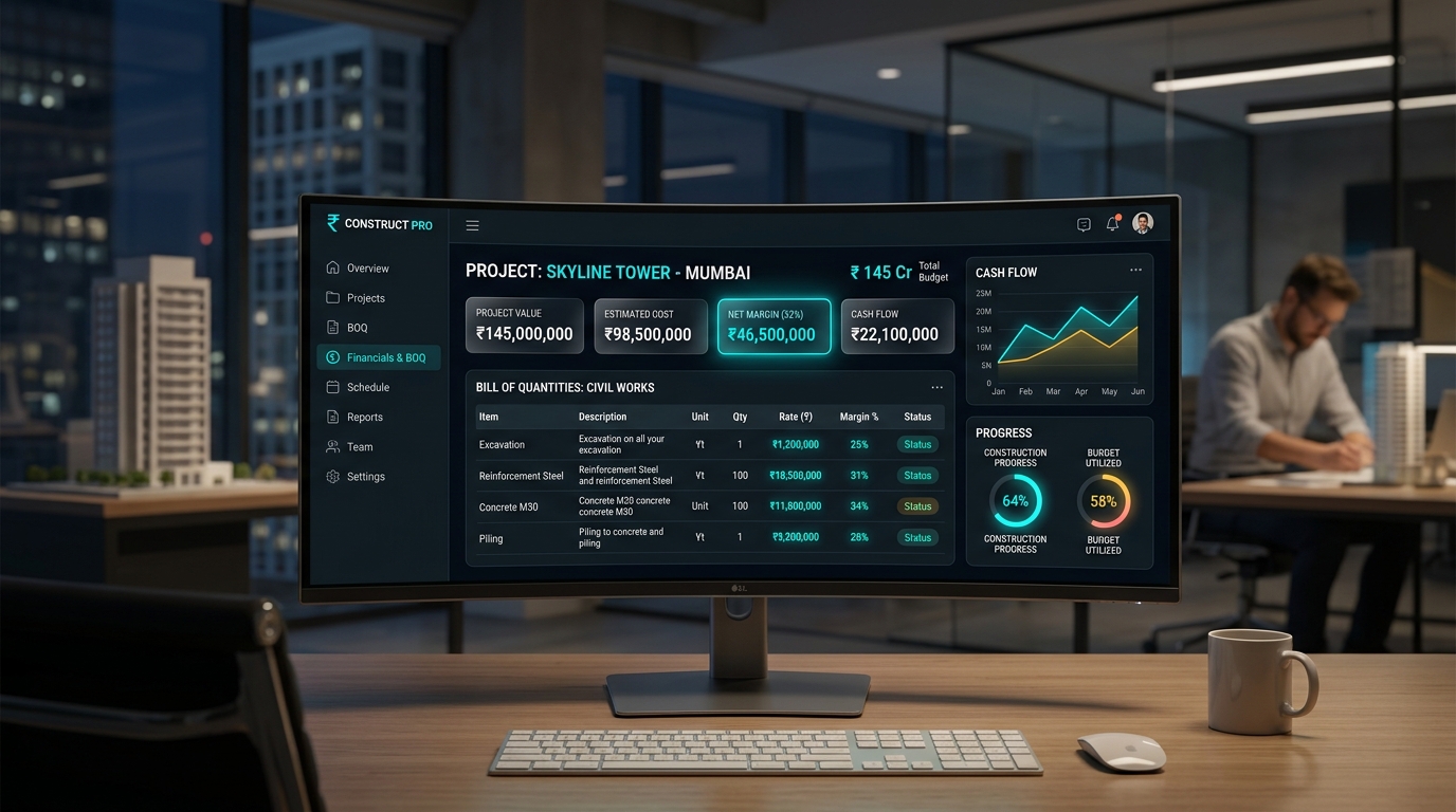 Real-Time Progress & Cost Tracking Across All Sites.